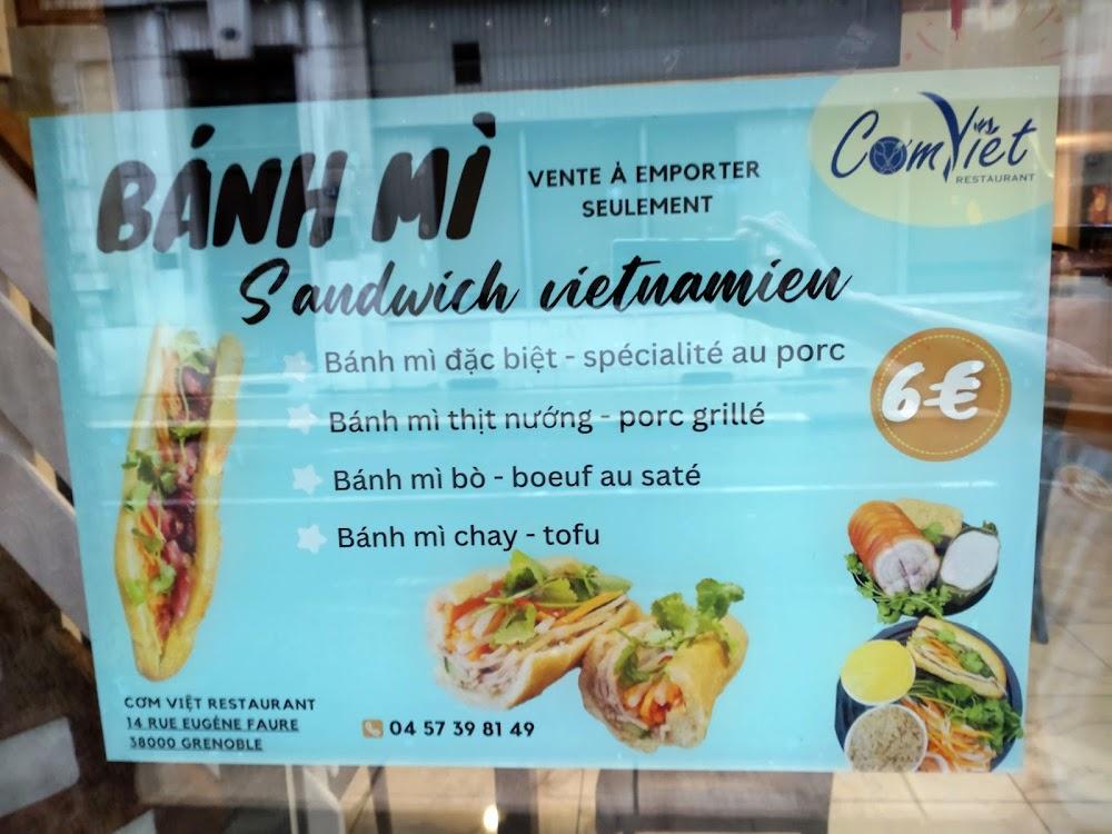 Restaurant Com Viet - Menu Image 3